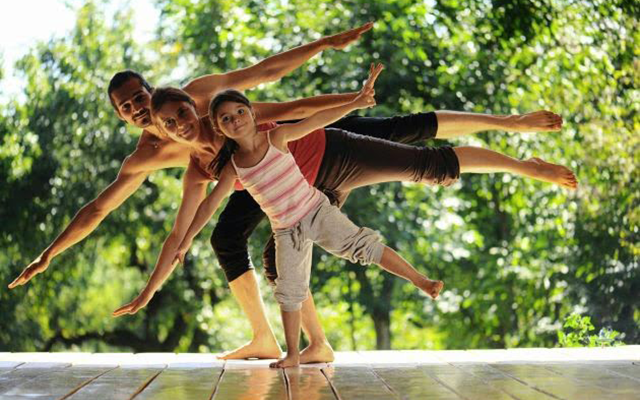 Yoga em família