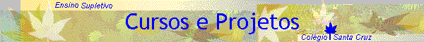 Cursos e Projetos